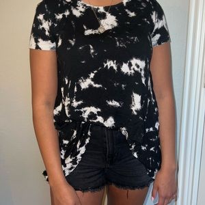 black tie dye shirt!